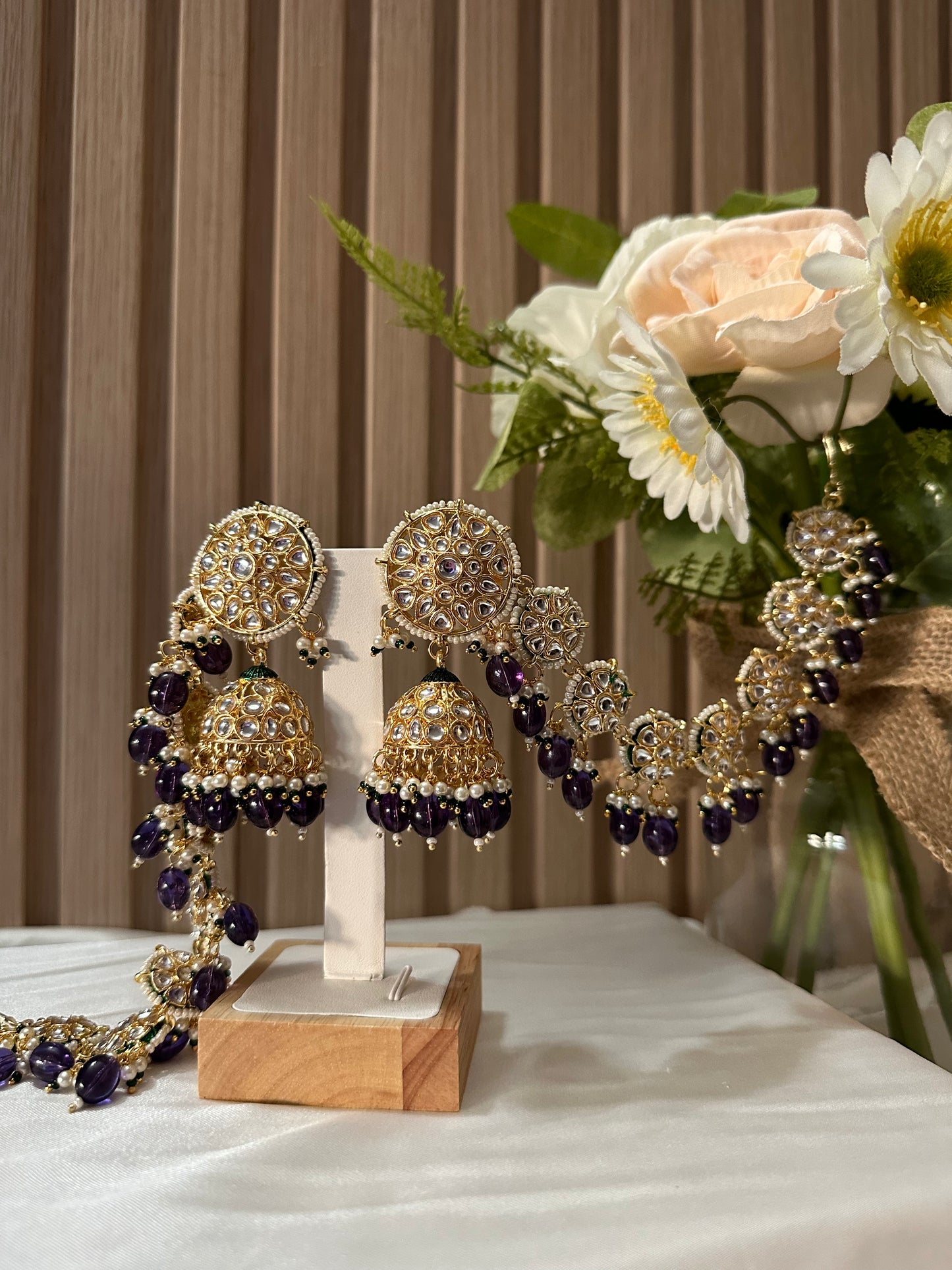 Brasilia Earrings with Saharay